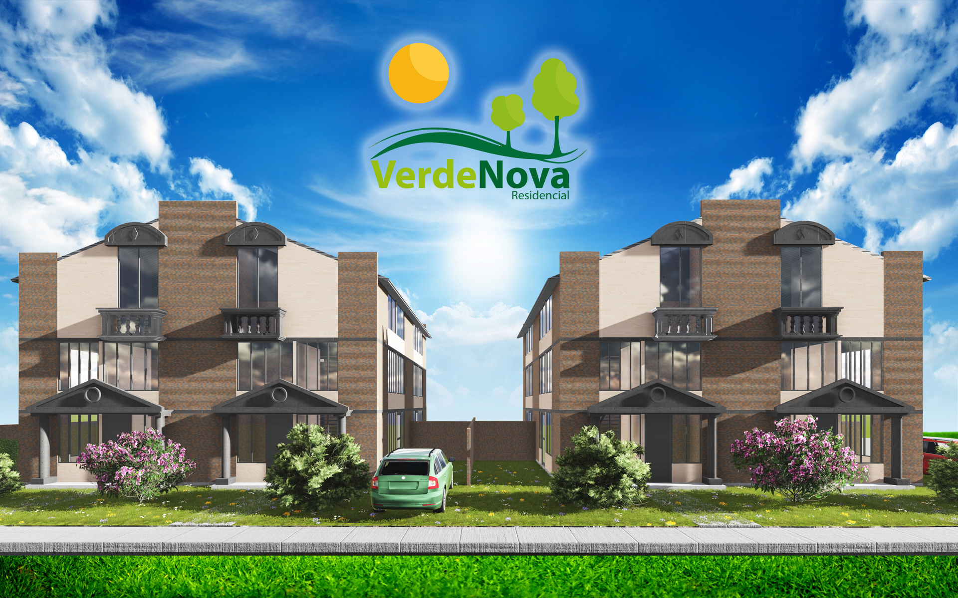 Casas Verde Nova - Legazpi: 40 casas de 108m2 de construcción más 45m2 de patio parqueadero. DESDE $69.900